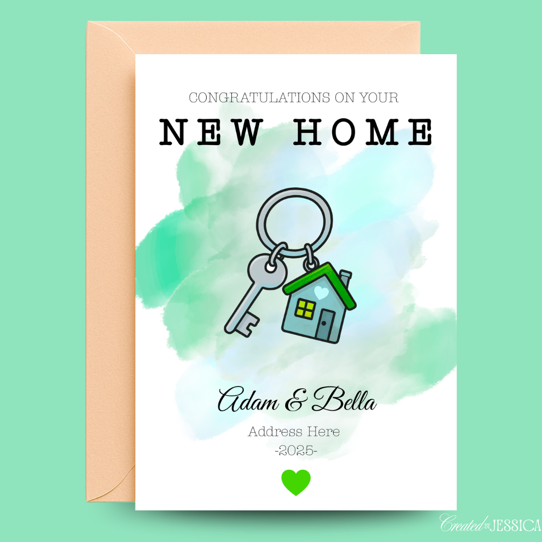 New Home Greeting Card