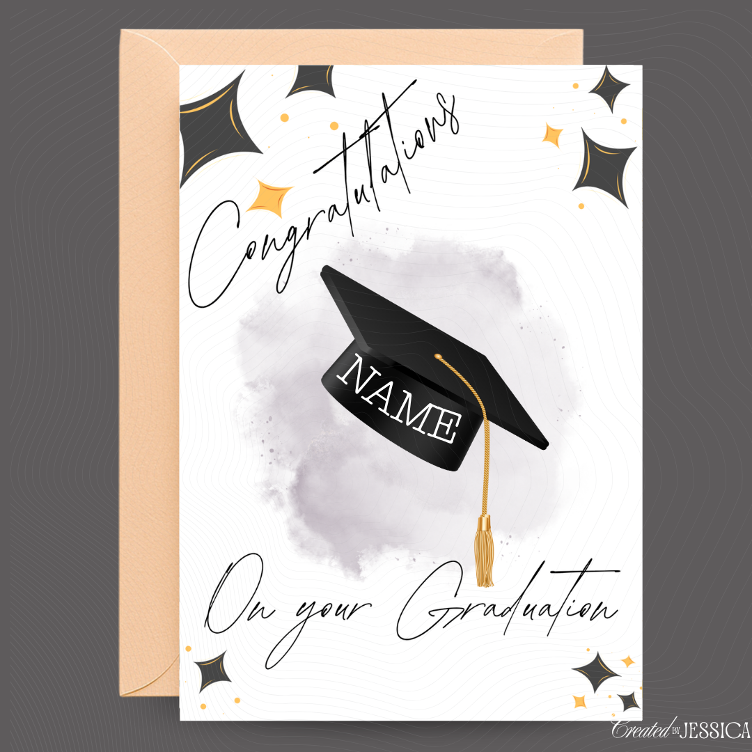 GRADUATION CARD Grey Edition