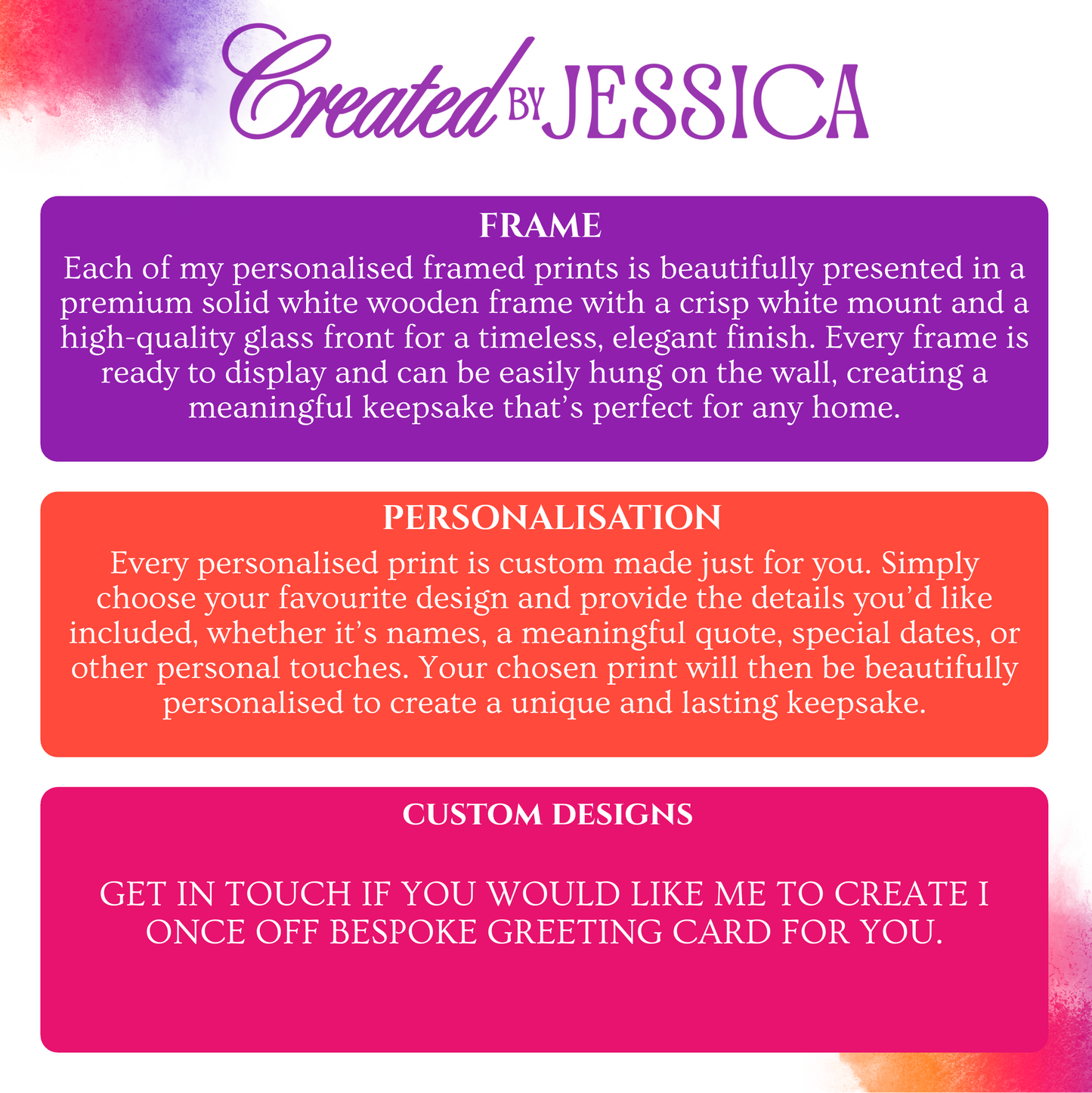 Personalised Wellies Framed Print