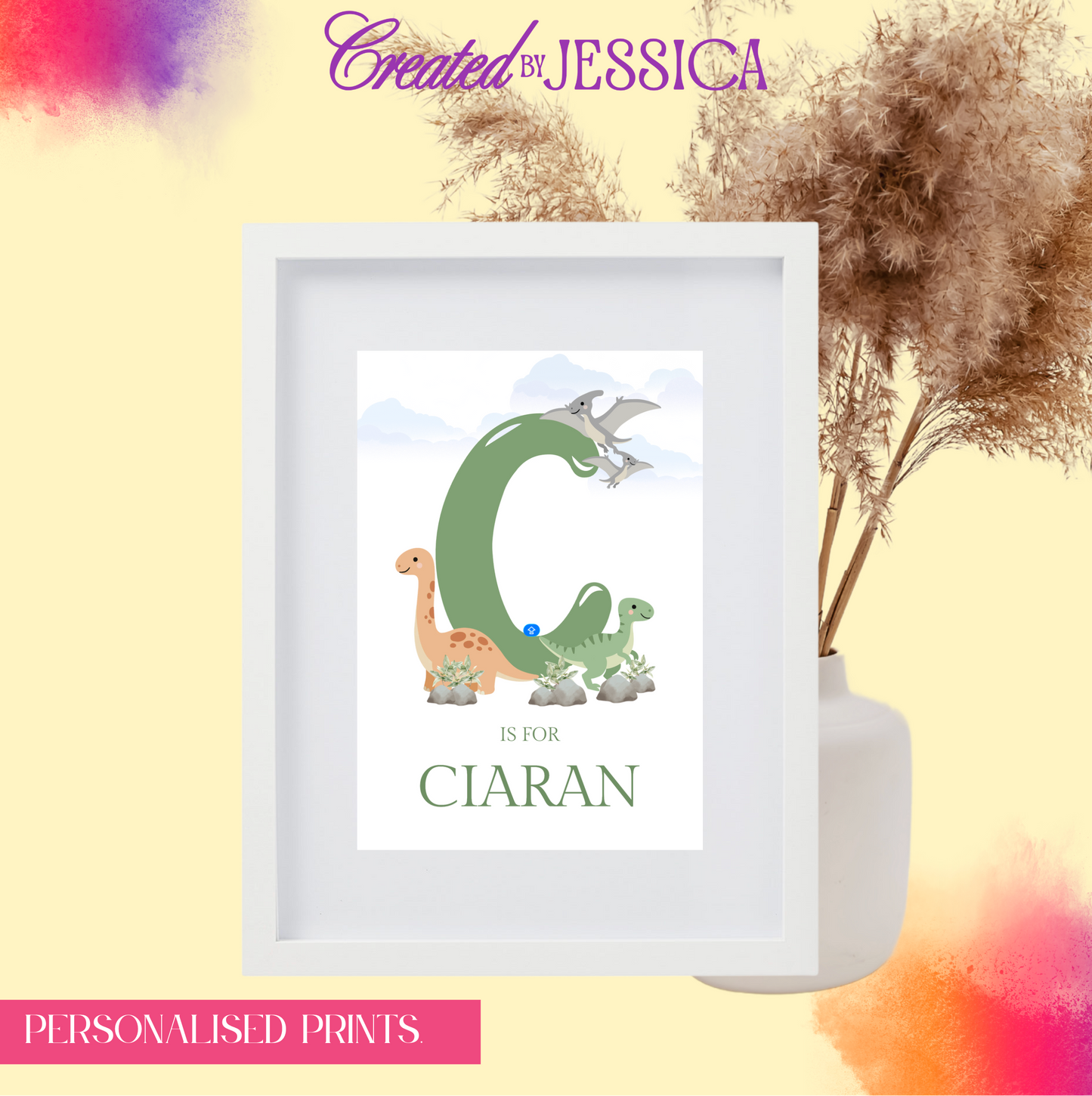Personalised Initial Framed Print