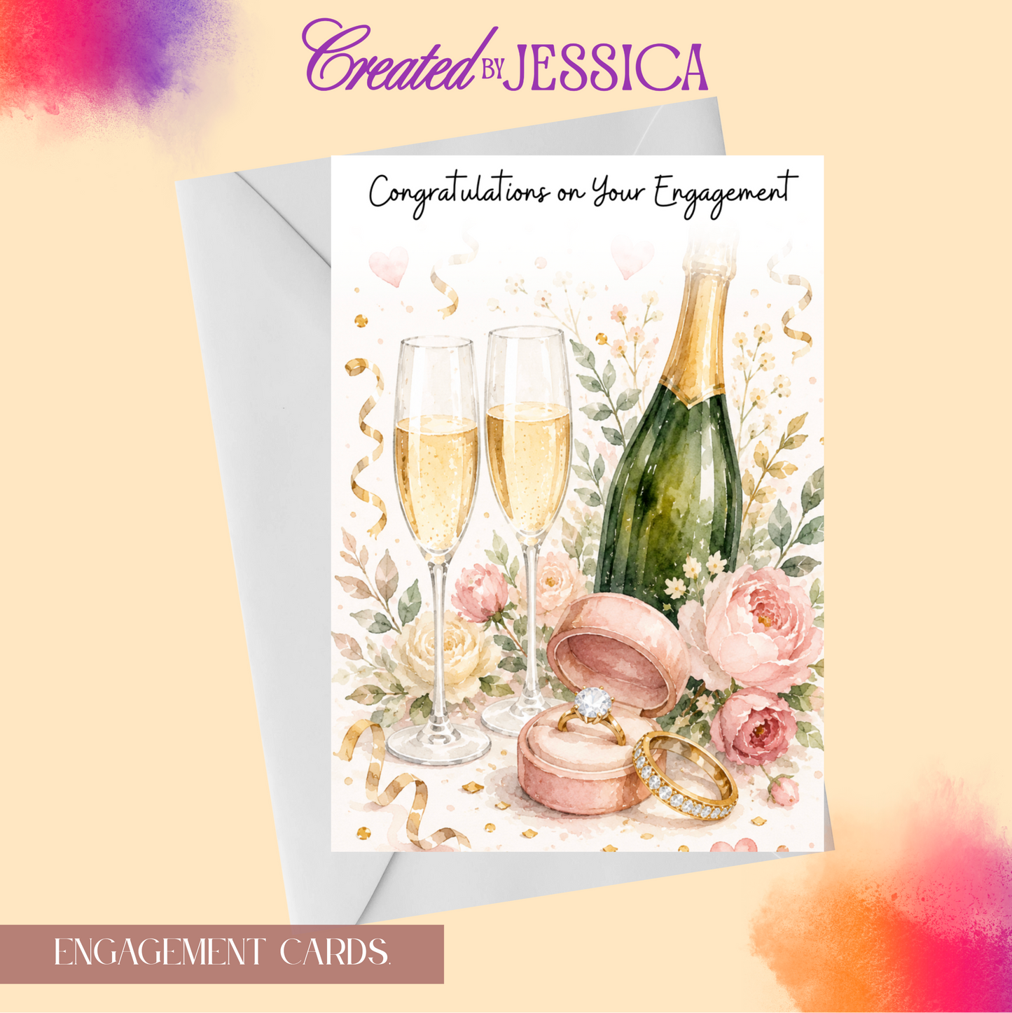 Personalised Engagement Card