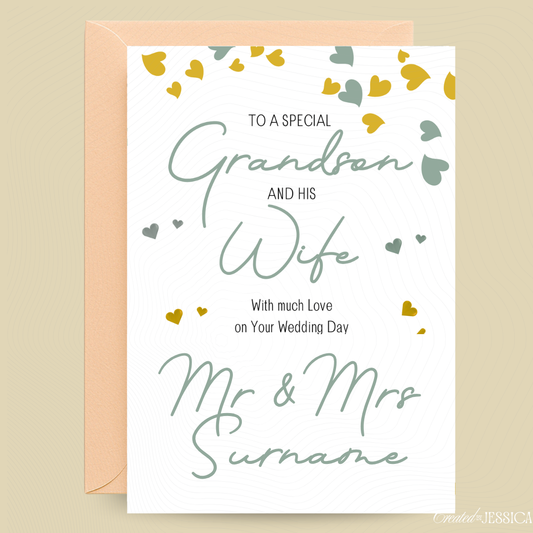 Wedding Day Card from Grandparents