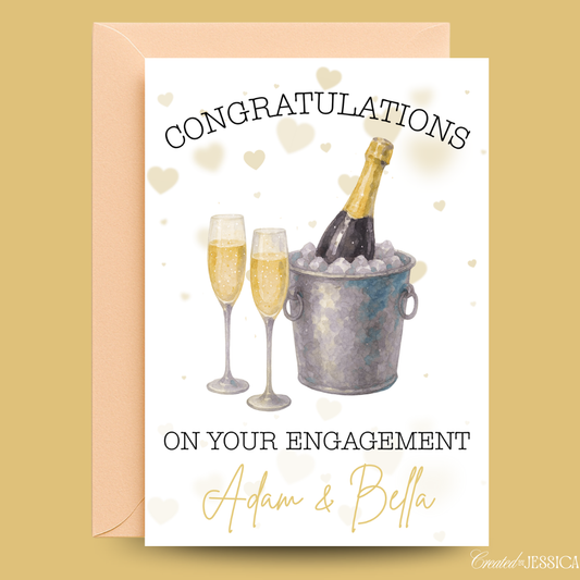 Engagement Greeting Card