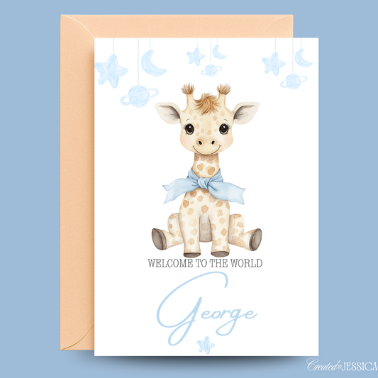New Baby Boy Card