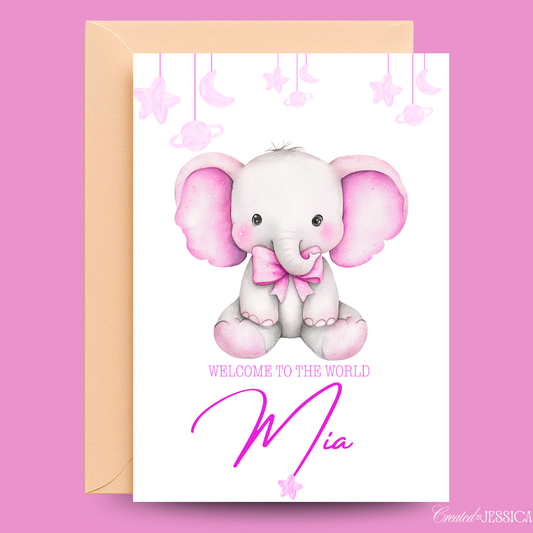 New Baby Girl Card