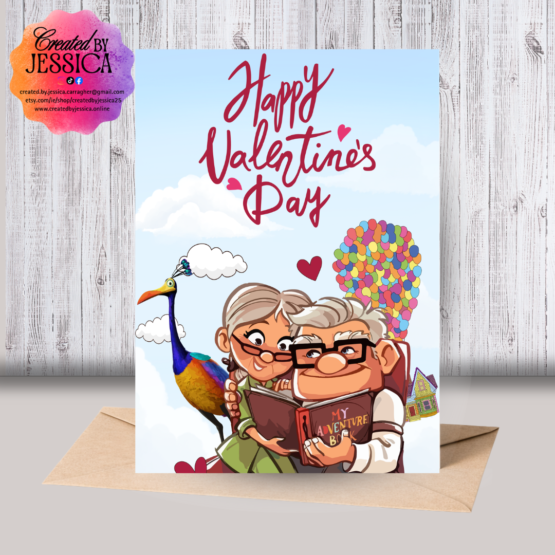 Up Themed Valentines Card